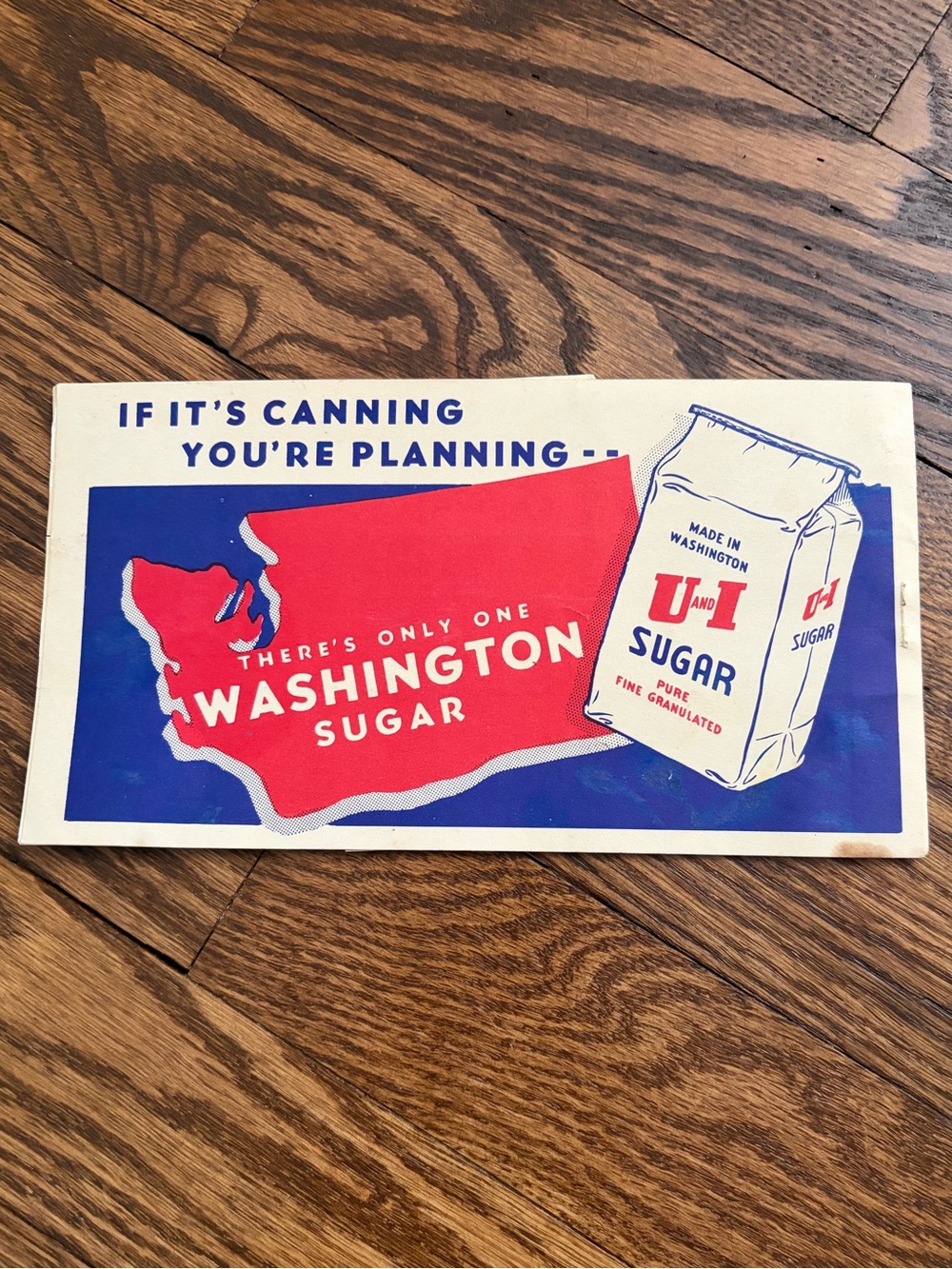 Vintage U and I Sugar Canning Labels Advertising Pamphlet Ephemera
